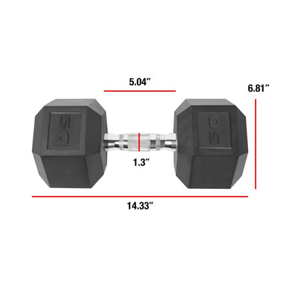 CAP Barbell, 50lb Coated Hex Dumbbell, Set of 2**New**