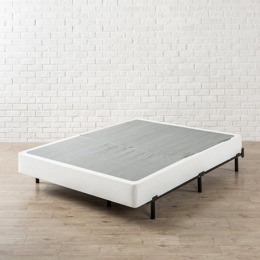 Zinus Compack Adjustable 7 inch Heavy Duty Bed Frame, for Box Spring &amp; Mattress Sets, Fits Full Queen King**New in box**