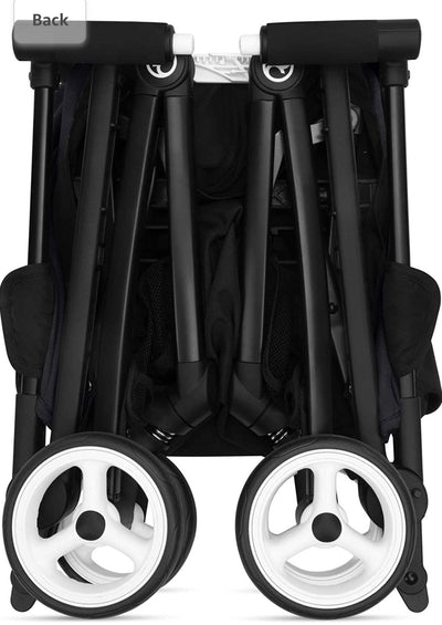 Cybex Libelle Stroller UltraLightweight Stroller Small Fold Stroller Hand Luggage Compliant Compact Stroller Fits Car Seats Sold Separately Infants 6 Months+, Deep Black/ new in box