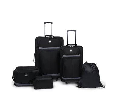 Protege 5 Piece 2-Wheel Luggage Set, Check and Carry On Size- NEW OUT OF BOX!!!