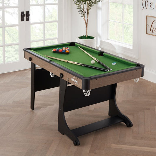 Airzone 60" Folding Pool Table with Accessories, Green Cloth**New in Box**