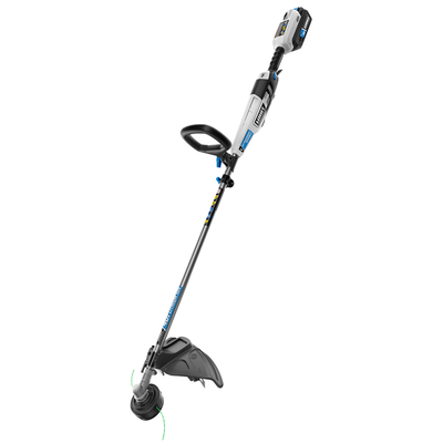 HART 40-Volt Cordless Attachment Capable 15-inch String Trimmer Kit, (1) 4.0Ah Lithium-Ion Battery**New in Box**