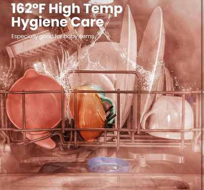 COMFEE' Portable Dishwasher Countertop, Mini Dishwasher with 5L Built-in Water Tank, No Hookup Needed, 6 Programs, 360° Dual Spray, 192℉ High-Temp& Air-Dry Function, Dishwasher for Apartments& RVs! (USED ONCE - VERY CLEAN)