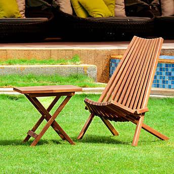 Melino Wooden 3 piece Bistro set**New**