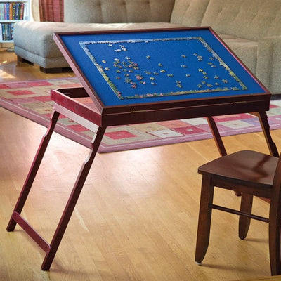 Bits and Pieces Fold & Go Tilt Up Jigsaw Puzzle Table, 25 x 34 Inch Surface!  -Brand new in the box