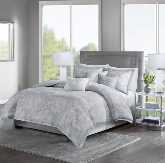 Home Essence Karlene 6 Piece Cotton Sateen Duvet Cover Set- NEW IN BAG!!!!
