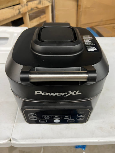 PowerXL Grill Air Fryer Home, Black, 5.5 Quart- Lightly Used, Very Clean, Tested and works great!!!!