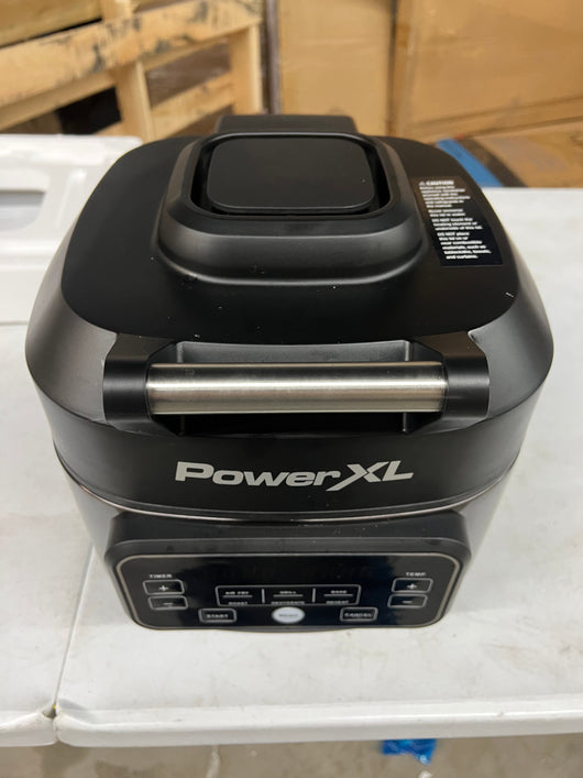 PowerXL Grill Air Fryer Home, Black, 5.5 Quart- Lightly Used, Very Clean, Tested and works great!!!!