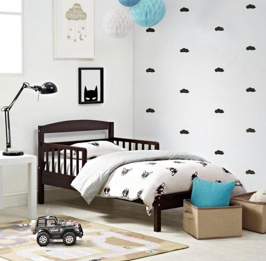 Baby Relax Jackson Transitional Wood Toddler Bed, Espresso- NEW IN BOX!!!
