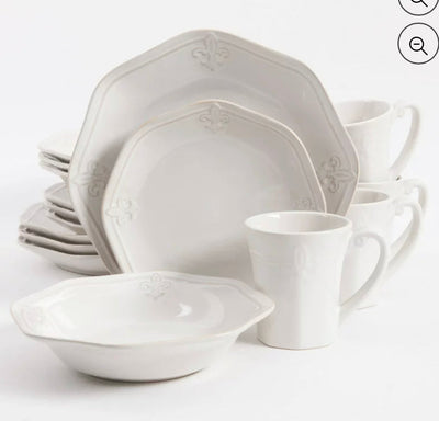 Better Homes & Gardens Country Crest Dinnerware, Set Of 16- NEW IN BOX!!!!