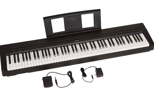 YAMAHA P71 88-Key Weighted Action Digital Piano with Sustain Pedal and Power Supply **New,missing sustain pedal**
