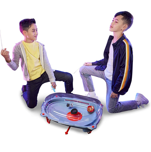 BEYBLADE Burst Surge Speedstorm Motor Strike Battle Set -- Battle Game playset with Motorized Stadium, 2 Battling Top Toys and 2 Launchers- NEW IN BOX!!!