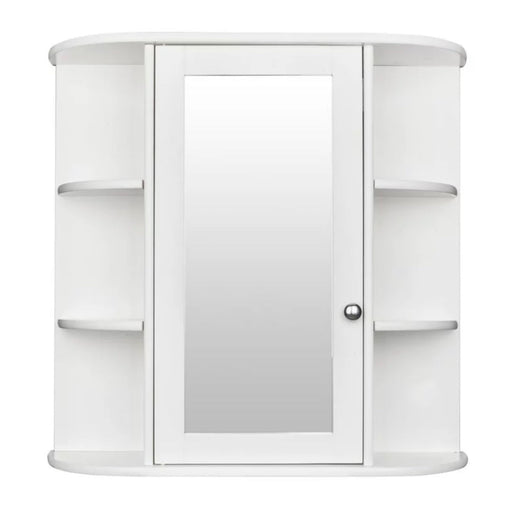 Ktaxon Wooden Bathroom Storage Cabinet with Mirror Door & 8 Shelves- NEW IN BOX!!!