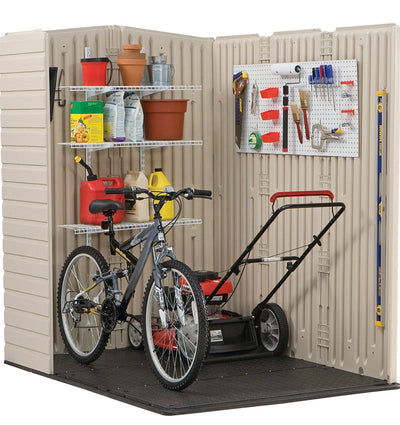 Rubbermaid - Large weatherproof resin shed for outdoor and gardens Model Roughneck!  -Brand new in the box (5’x6’)