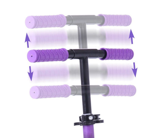 HALO Rise Above Supreme Big Wheel Scooter - Purple - Designed For All Riders (Unisex) - 200mm Wheels, Height Adjustable and Folding- NEW IN BOX!!!