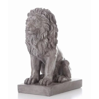 Hi-Line Gift Ltd. Sitting Lion Garden Statue**New in box**