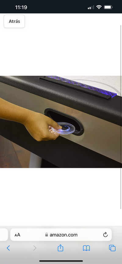 Atomic - Air-swilight hockey tables with 90-inch or 7.5-foot LED light, including light discs and pushers!  -Brand new in the box