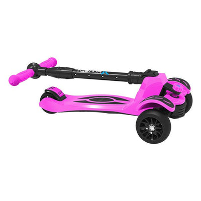 Hover-1 Kids Gear Vivid Folding Kick Scooter, Pink, LED Lights, Safe For Kids, 3 Wheels**New in Box**