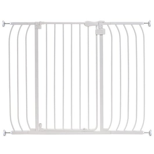 Summer Multi-Use Extra Tall Walk-Thru Baby Gate, Metal, White Finish – 36” Tall, Fits Openings up to 29” to 48” Wide, Baby and Pet Gate for Doorways and Stairways**New in box**