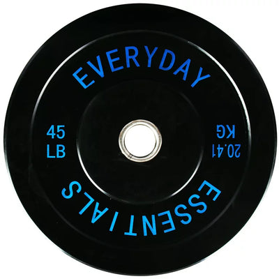 BalanceFrom Olympic Bumper Plate Weight Plate with Steel Hub 45lbs **New**