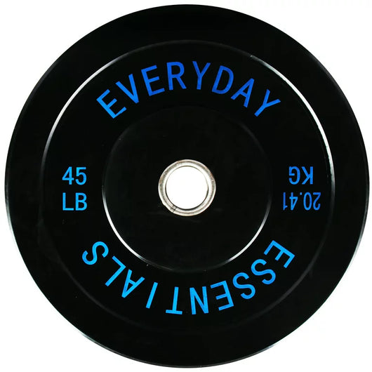 BalanceFrom Olympic Bumper Plate Weight Plate with Steel Hub 45lbs **New**