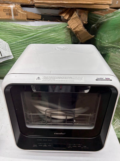 COMFEE' Portable Dishwasher Countertop, Mini Dishwasher with 5L Built-in Water Tank, No Hookup Needed, 6 Programs, 360° Dual Spray, 192℉ High-Temp& Air-Dry Function, Dishwasher for Apartments& RVs! (USED ONCE - VERY CLEAN)