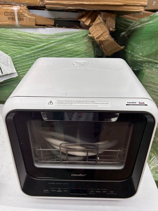 COMFEE' Portable Dishwasher Countertop, Mini Dishwasher with 5L Built-in Water Tank, No Hookup Needed, 6 Programs, 360° Dual Spray, 192℉ High-Temp& Air-Dry Function, Dishwasher for Apartments& RVs! (USED ONCE - VERY CLEAN)
