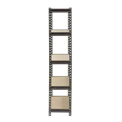 Muscle Rack 30"W x 12"D x 60"H 5-Shelf Steel Freestanding Shelves, Silver**New in box**
