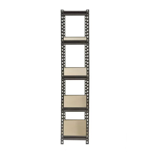 Muscle Rack 30"W x 12"D x 60"H 5-Shelf Steel Freestanding Shelves, Silver**New in box**