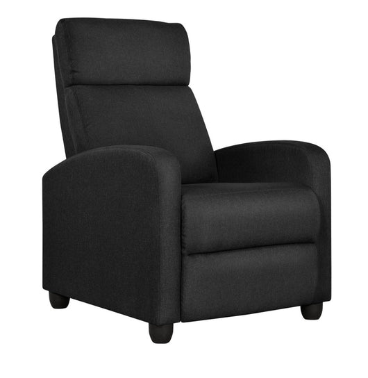 Yaheetech Push Back Recliner, Black (new and assembled)