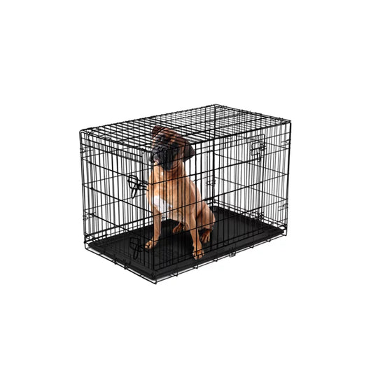 Vibrant Life, Double-Door Folding Dog Crate with Divider, XX-Large, 48"**New in Box**