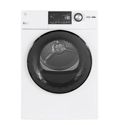 GE - 4.3 Cu. Ft. 14-Cycle Electric Dryer - White!  -Brand new out of the box (Does have a very small indent on bottom left corner, photos shown)