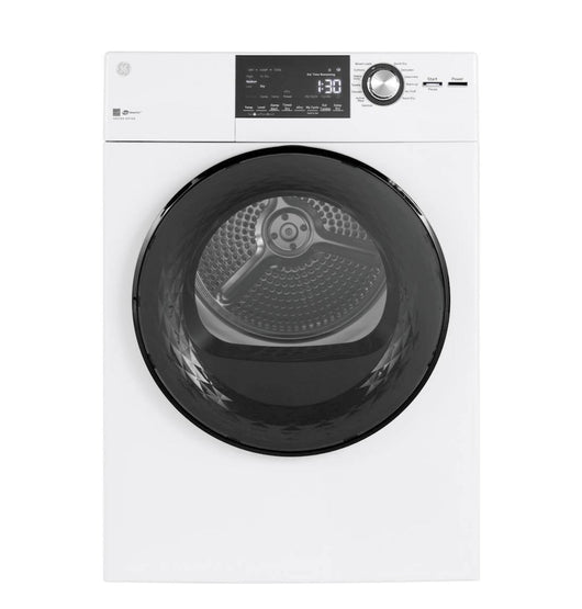 GE - 4.3 Cu. Ft. 14-Cycle Electric Dryer - White!  -Brand new out of the box (Does have a very small indent on bottom left corner, photos shown)