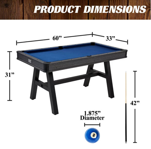Barrington Billiard Harrison Collection 60" Pool Table- NEW IN BOX!!!