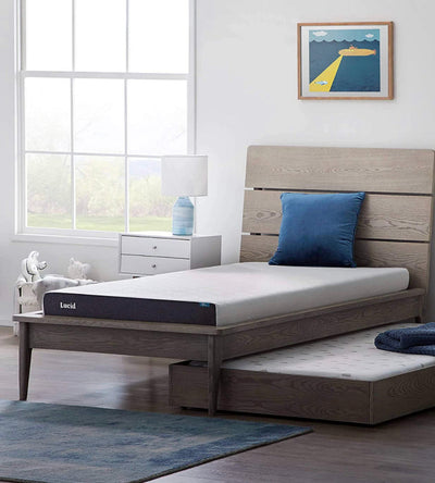 Lucid 5 Inch Firm Gel Memory Foam Mattress Full— Gel Infusion—Hypoallergenic Bamboo Charcoal—Breathable Cover!! NEW IN BOX!!