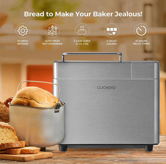 CUCKOO CBM-AAB101S Multi-Functional Bread Maker | Stainless Steel- NEW IN BOX!!!