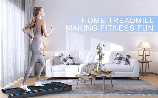 CITYSPORTS Treadmills for Home, Under Desk Treadmill Walking Pad Treadmill with Audio Speakers, Slim & Portable Treadmill with Remote & Dual LED Display, Office & Home Treadmills**New**