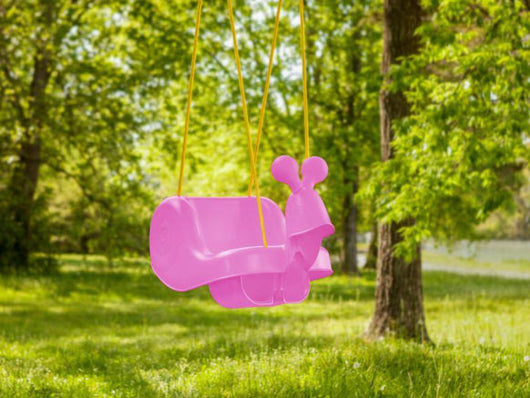 Pink Snail Baby Swing with Rope- NEW (Missing Snail Eyes)