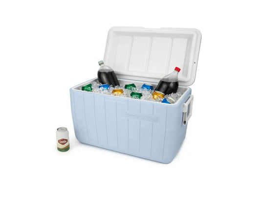 Coleman Chiller 48QT, 5QT, 1/3-Gallon Jug Cooler Set, Fog Gray- NEW!!! (Small dent on back corner)
