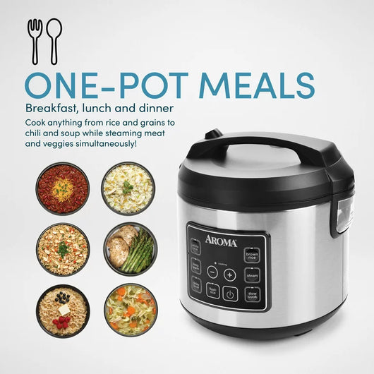 Aroma® 20-Cup Programmable Rice & Grain Cooker and Multi-Cooker**New in Box**