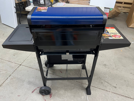 Expert Grill 4 Burner with Side Burner Propane Gas Grill in Blue- NEW AND ASSEMBLED!! (Minor dents from shipping)