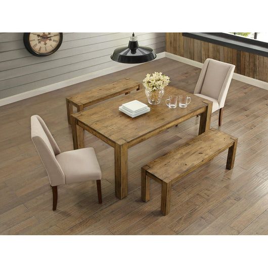 Better Homes & Gardens Bryant Solid Wood Dining Table, Rustic Brown- new and assembled
