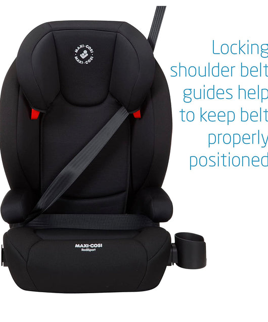 Maxi-Cosi Rodi Sport Booster Car Seat, Midnight Black**New in Box**