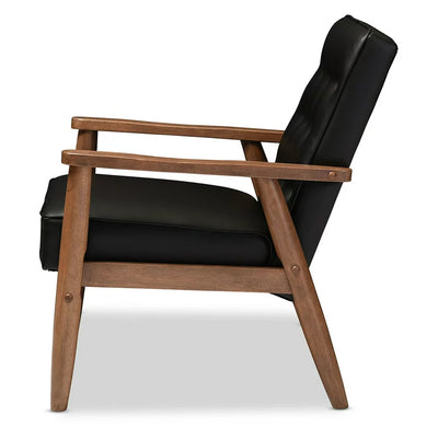 Baxton Studio Sorrento Lounge Chair, Set of 2!  -Brand new & Assembled