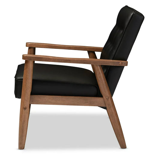 Baxton Studio Sorrento Lounge Chair, Set of 2!  -Brand new & Assembled