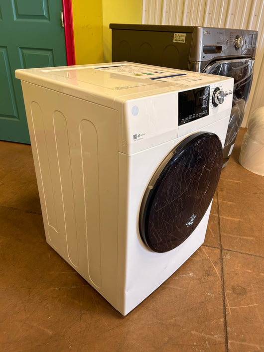 GE - 4.3 Cu. Ft. 14-Cycle Electric Dryer - White!  -Brand new out of the box (Does have a very small indent on bottom left corner, photos shown)
