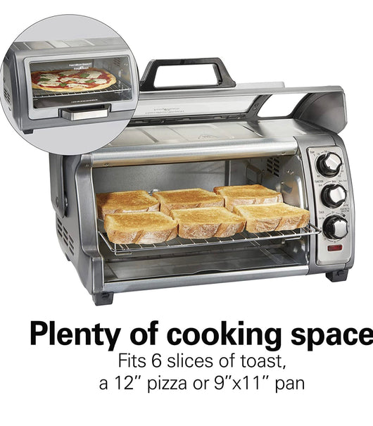 Hamilton Beach 31523 Sure-Crisp Air Fryer Toaster Oven with Easy Reach Door, STAINLESS STEEL**New in Box**