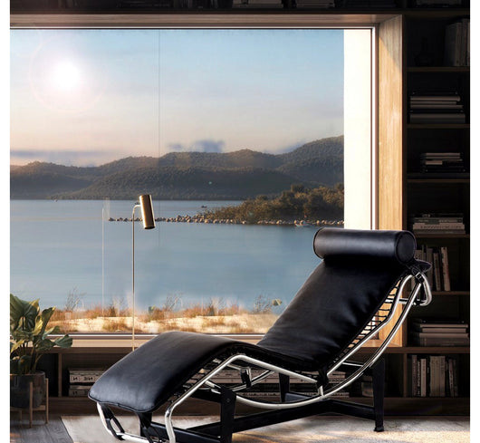 LC4 Modern Lounge Chair - Therapy - Black(new and assembled)