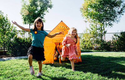 Pacific Play Tents Club House Tent, Brown- NEW IN BOX!!!