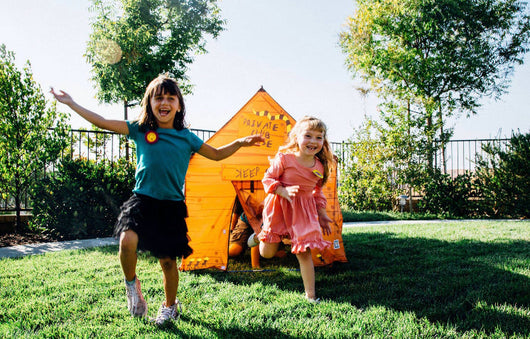 Pacific Play Tents Club House Tent, Brown- NEW IN BOX!!!
